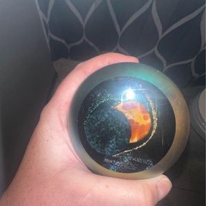 Hand Blown Solar Eclipse Collectible Item!